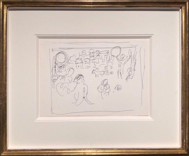 Marc Chagall, ‘Handmade sketch for the book: La Reine de Saba’, 1970-1975, Odalys
