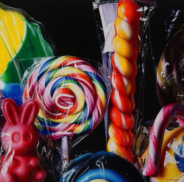 Roberto Bernardi, ‘Little Yellow Lollipop’, 2019, Painting, Oil on canvas, Louis K. Meisel Gallery