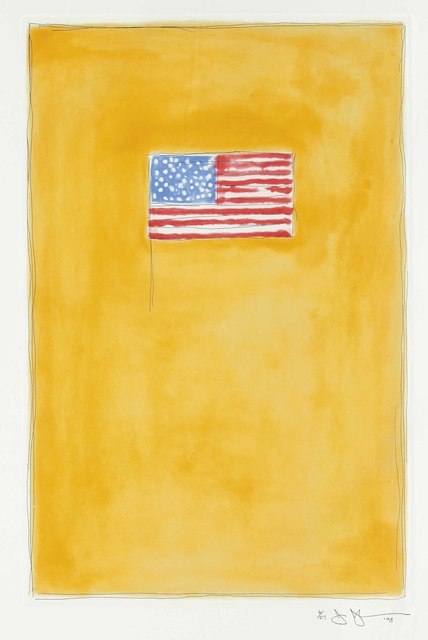 Jasper Johns, ‘Flag on Orange’, 1998, Christie's