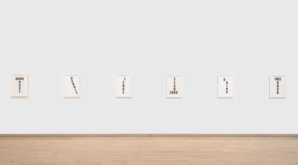 Kay Rosen: H Is for House, installation view, The Aldrich Contemporary Art Museum, Ridgefield, CT. Photo: Tom Powel Imaging. Kay Rosen: H Is for House, installation view, The Aldrich Contemporary Art Museum, Ridgefield, CT. Photo: Tom Powel Imaging.