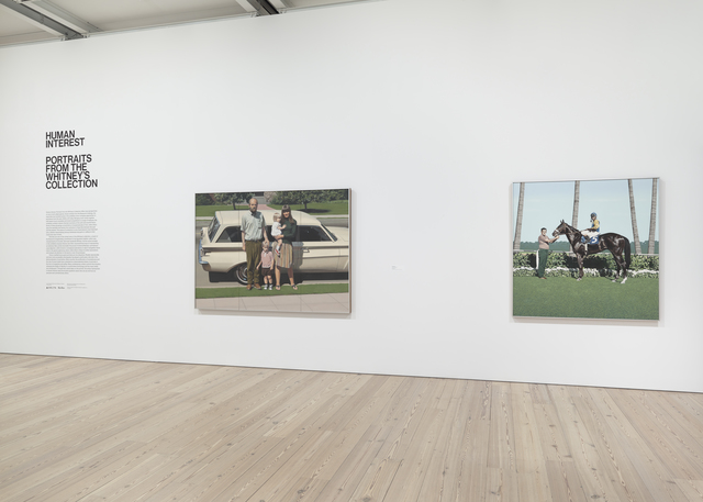 Installation view of “Human Interest: Portraits from the Whitney’s Collection” (April 27, 2016-Feb 12, 2017, Whitney Museum of American Art, N.Y.). From left to right: Robert Bechtle, “61’ Pontiac” ,70.16, Richard McLean, “Still Life with Black Jockey”, 70.17 Installation view of “Human Interest: Portraits from the Whitney’s Collection” (April 27, 2016-Feb 12, 2017, Whitney Museum of American Art, N.Y.). From left to right: Robert Bechtle, “61’ Pontiac” ,70.16, Richard McLean, “Still Life with Black Jockey”, 70.17