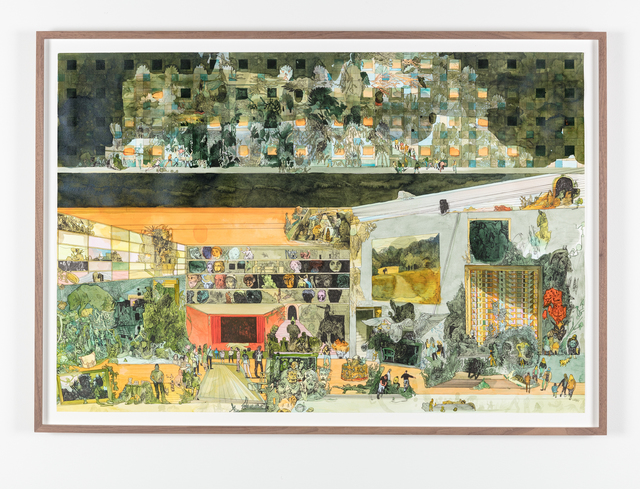 Peter Köhler, ‘By the Stroke of Midnight’, 2019, Drawing, Collage or other Work on Paper, Ink and acrylic on paper, Galleri Magnus Karlsson