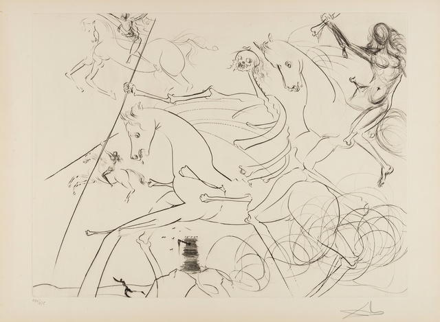 Salvador Dalí, ‘The Apocalyptic Rider (M & L 722 ; Field 74-18)’, 1974, Forum Auctions