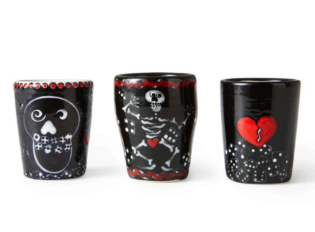 Shot Glasses by Susie Ketchum, Ceramic, 2.25 x 1.75" 2016 Shot Glasses by Susie Ketchum, Ceramic, 2.25 x 1.75" 2016