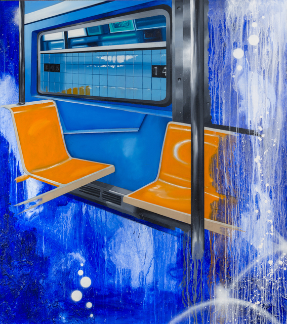 Chris DAZE Ellis, ‘Uptown B Train Interior’, 2017, P.P.O.W