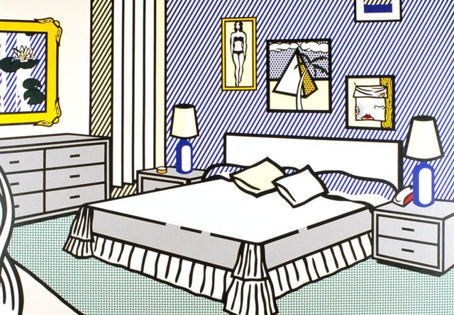 Roy Lichtenstein, ‘INTERIOR WITH WATERLILIES’, 1991, Print, Art poster, Dope! Gallery