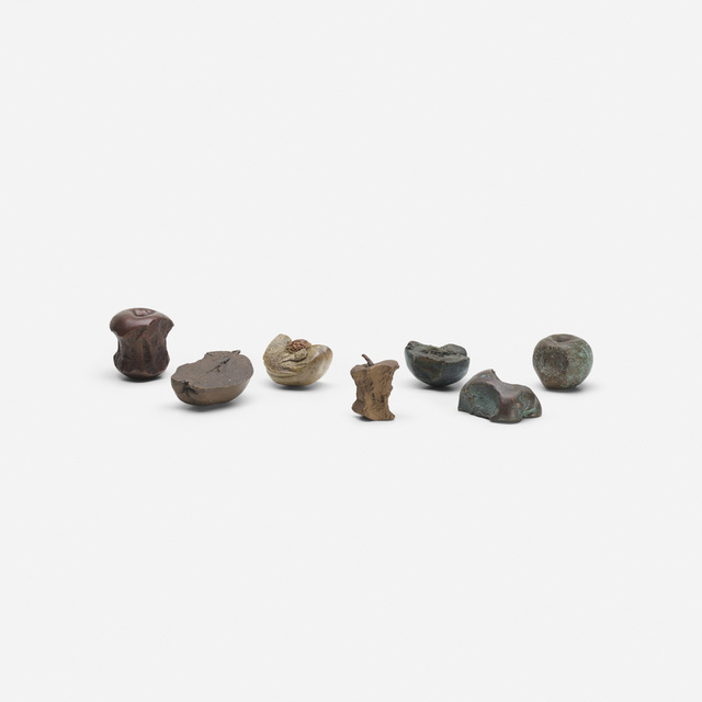 ‘collection of seven fruit sculptures’, c. 1985, Rago/Wright