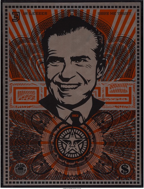 Shepard Fairey (OBEY), ‘Lenin Money, MAO Money, and Nixon Money (three works)’, 2002, Heritage Auctions