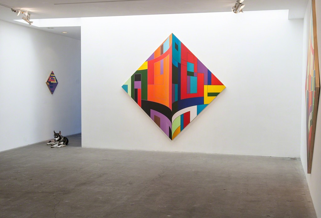 Thomas Burke, Chapel Steeple, 2015, acrylic on panel, 102 x 102 inches Thomas Burke, Chapel Steeple, 2015, acrylic on panel, 102 x 102 inches