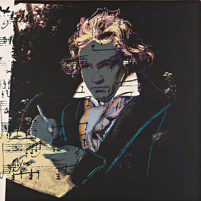 Andy Warhol, ‘Beethoven, F & S II.393’, 1987, Drawing, Collage or other Work on Paper, Screen print on Museum Lennox board, Andipa