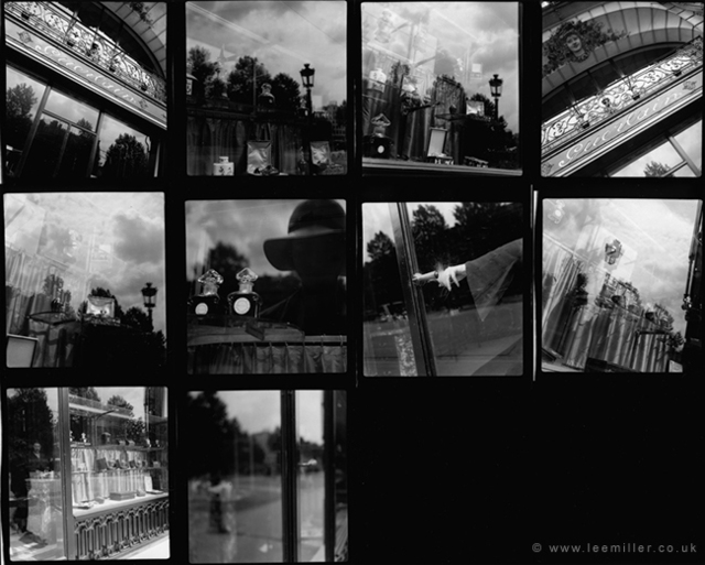 Lee Miller, ‘contact sheet , Guerlain shopfront, Paris’, 1930, °CLAIRbyKahn Galerie