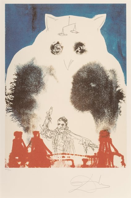 Salvador Dalí, ‘The lawyer’, 1978, Print, Lithograph in colors on Arches paper, Heritage Auctions