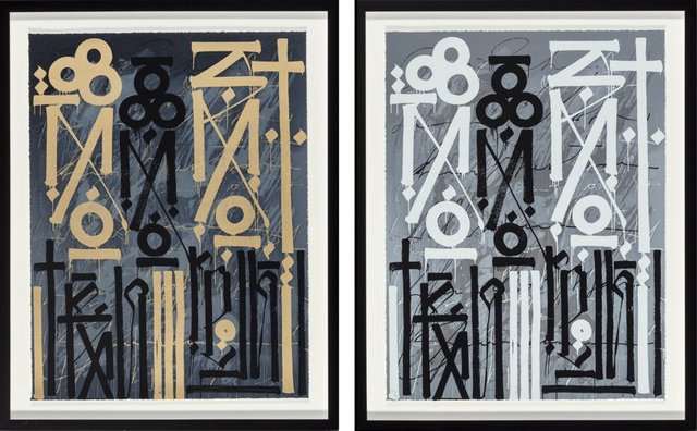 RETNA, ‘Eastern Realm (Two Works)’, 2014, Heritage Auctions