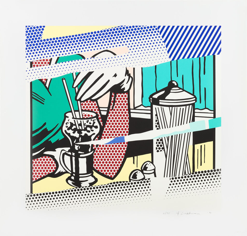 Roy Lichtenstein - Reflections on Soda Fountain, from The Reflection Series (G. 1498, C. 257)