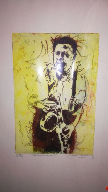 Lebohang Sithole, ‘Reflection’, 2019, Painting, Drypoint on paper, ARTsouthAFRICA