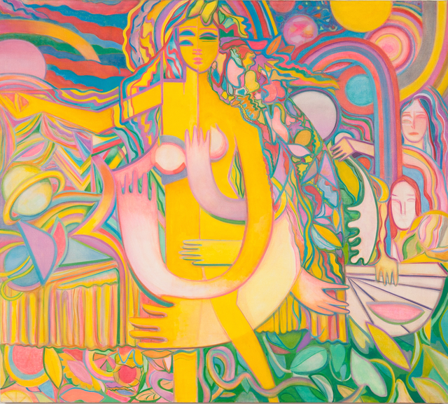 Laurie Nye, ‘Dance of 8 Moons’, 2015, Painting, Oil on Canvas, The Dot Project