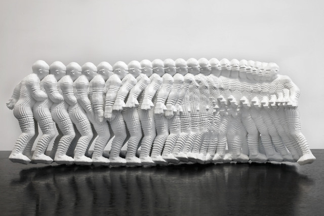 Miao Xiaochun 缪晓春, ‘Crossing this vast earth at the moment of ten seconds ’, 2019, Eli Klein Gallery