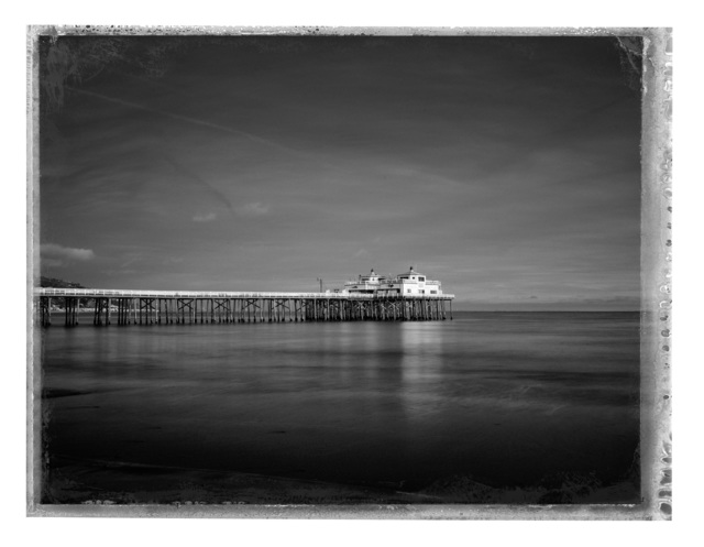 Christopher Thomas, ‘Malibu Pier’, 2017, Photography, Pigment print on Aquarelle Arches paper, Galerie XII