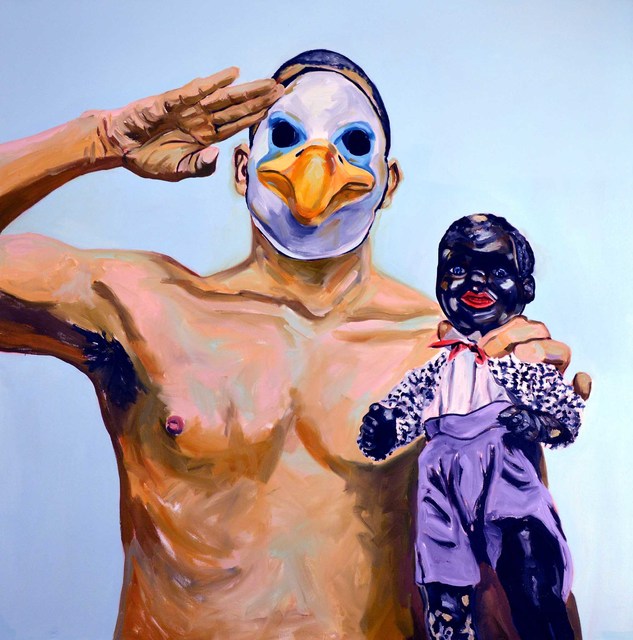 Michael Dixon, ‘With Liberty and Justice for All’, 2017, Painting, Oil on canvas, David Richard Gallery
