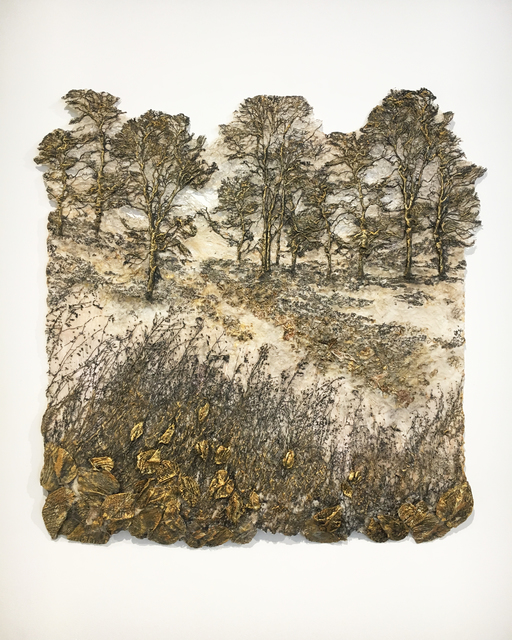 Lesley Richmond, ‘Journey’, 2019, Textile Arts, Cotton / silk fabric, heat reactive base, acrylic paint, kozo fiber, Duane Reed Gallery