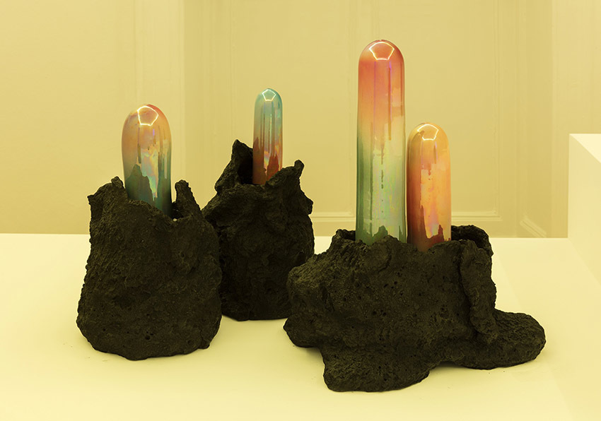 Salvatore Arancio
And These Crystals Are Just like Globes Of Light, 2017
glazed ceramic and epoxy resin
Installation view at Federica Schiavo Gallery Milano, Room 2
Ph. Andrea Rossetti Salvatore Arancio
And These Crystals Are Just like Globes Of Light, 2017
glazed ceramic and epoxy resin
Installation view at Federica Schiavo Gallery Milano, Room 2
Ph. Andrea Rossetti