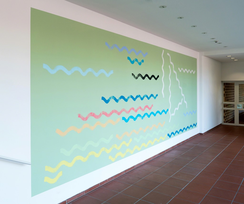 Installation of "We Call it Ludwig : The Museum is Turning 40!" at Museum Ludwig, Köln (2016-2017). Diango Hernández, Matrosen, 2016. Wandmalerei. Copyright/Photo: Diango Hernández. Courtesy Galerie Barbara Thumm, Berlin Installation of "We Call it Ludwig : The Museum is Turning 40!" at Museum Ludwig, Köln (2016-2017). Diango Hernández, Matrosen, 2016. Wandmalerei. Copyright/Photo: Diango Hernández. Courtesy Galerie Barbara Thumm, Berlin