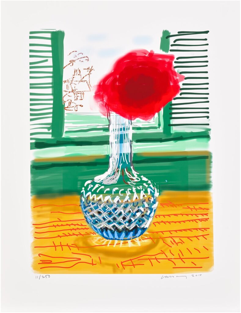 David Hockney - No. 281, 23rd July 2010, from My Window: Art Edition B