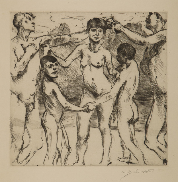 Lovis Corinth, ‘Tanzende Am Strande (Dancing on the Beach)’, 1917, Childs Gallery