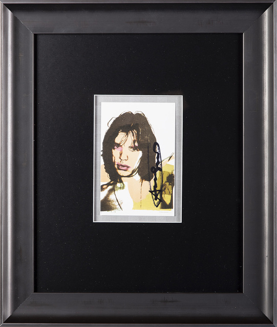 Andy Warhol, ‘Mick Jagger FS.II.141 Gallery Invitation Announcement’, 1975, Print, Lithograph, Modern Artifact