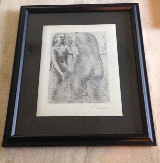 Pablo Picasso, ‘Model and Sculptured Female Torso’, 1956, Print, Lithograph, Leviton Fine Art