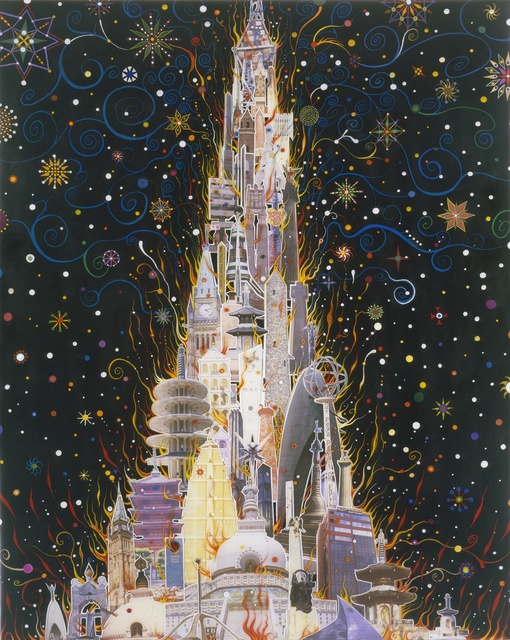 fred tomaselli collage