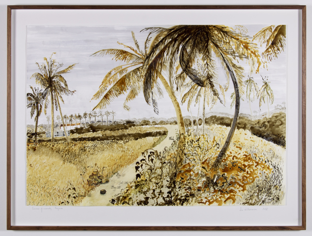 Sue Williamson, ‘Postcards from Africa: Avenue of coconuts, Nigeria’, 2018, Goodman Gallery