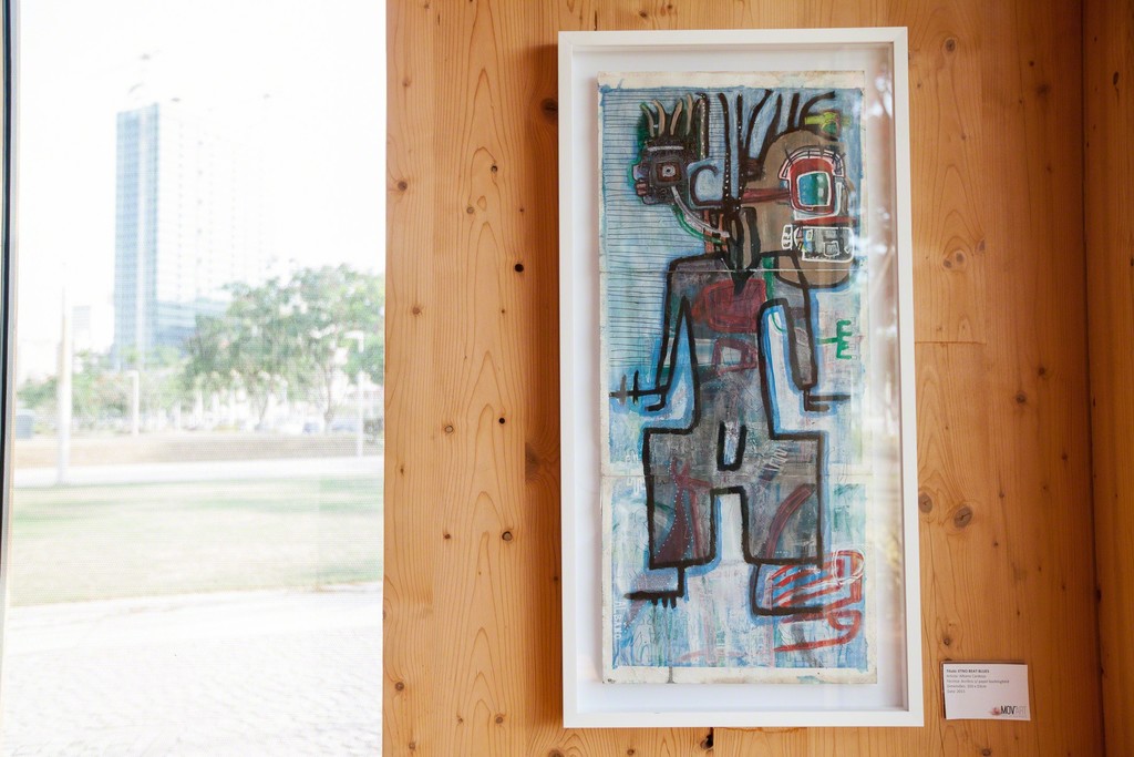 "Etno Beat Blues" exhibited as part of "IXI/CITY" at MOV'ART Gallery, Luanda. "Etno Beat Blues" exhibited as part of "IXI/CITY" at MOV'ART Gallery, Luanda.