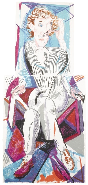 David Hockney, ‘An Image of Gregory (M.C.A.T. 276)’, 1984-85, Sotheby's