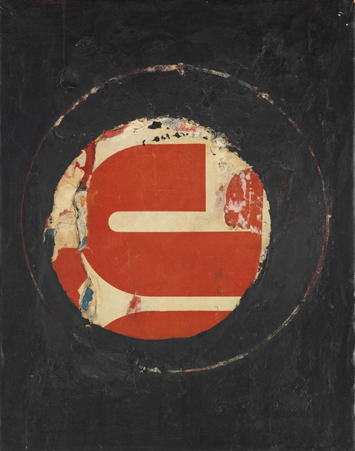 Reinhold Koehler, ‘Plakat-Décollage’, 1959, Mixed Media, Mixed media on canvas, Whitford Fine Art