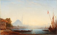Sunset on the Bosphorus, Constantinople