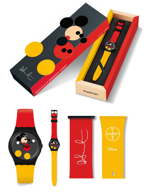 swatch damien hirst mickey
