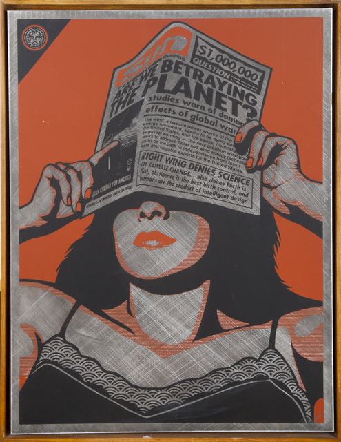 Shepard Fairey (OBEY), ‘Global Warning’, 2010, Julien's Auctions