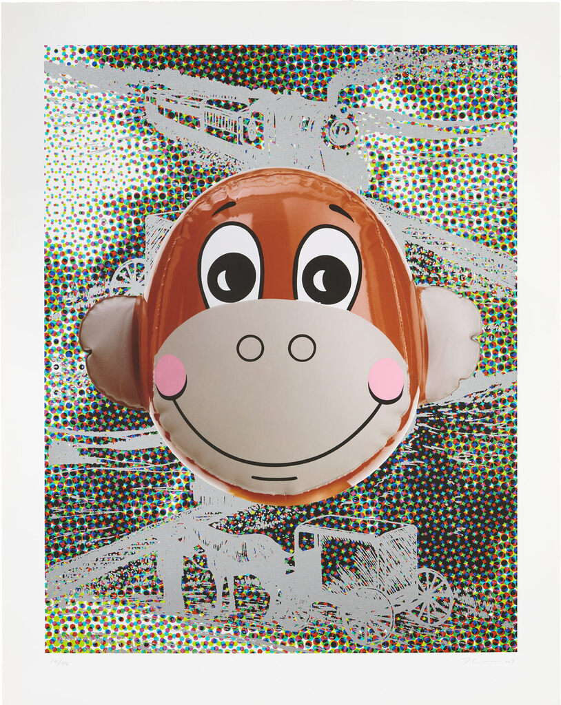 Jeff Koons - Monkey Train (Dots)