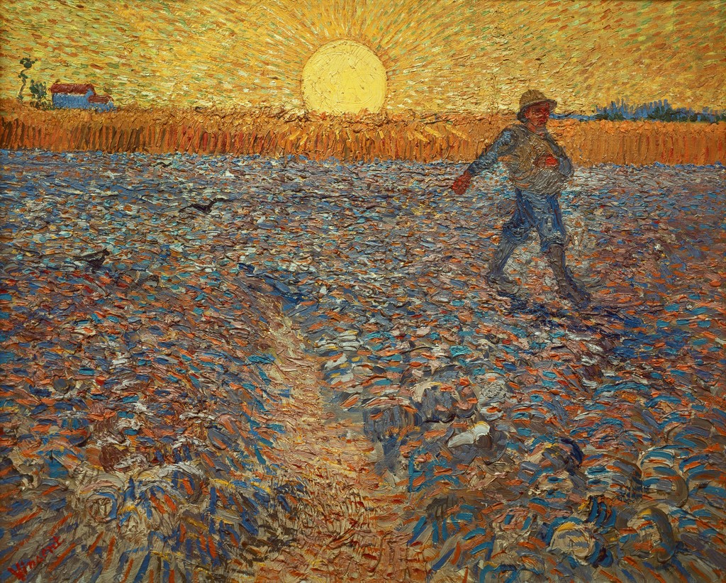Vincent Van Gogh The Sower 1888 Artsy