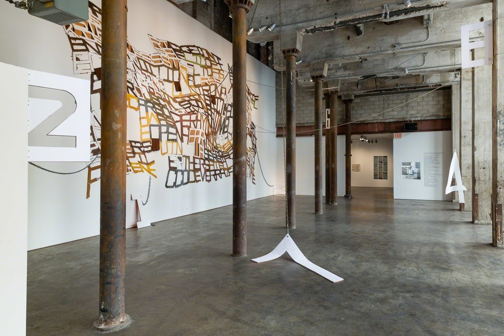 Image courtesy of Smack Mellon. Photo by Etienne Frossard. Installation view. Image courtesy of Smack Mellon. Photo by Etienne Frossard. Installation view.