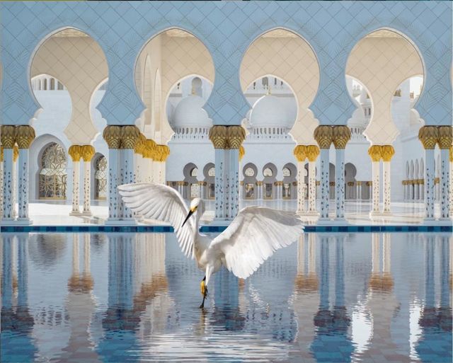 Karen Knorr, ‘The Way of Ishq, Grand Mosque, Abu Dhabi’, 2019, Photography, Color pigment print on Hahnemühle Fine Art Pearl paper, Sundaram Tagore Gallery