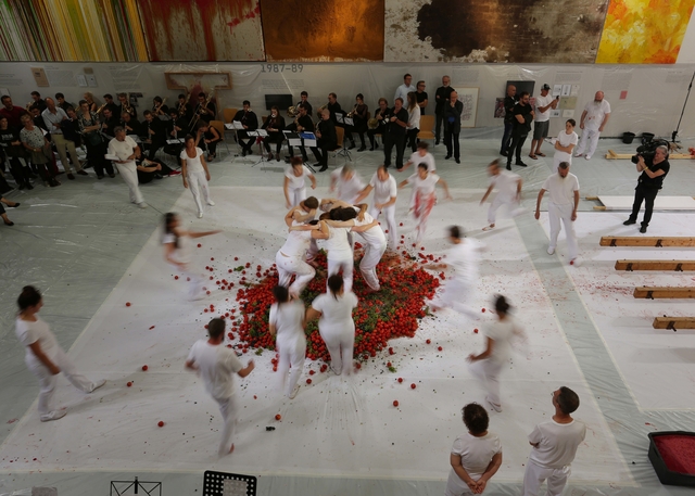 Hermann Nitsch, ‘155. Aktion, 1.9.2018, Nitsch Museum Mistelbach, Fotograf: Daniel Feyerl’, 2018, Galerie Elisabeth & Klaus Thoman