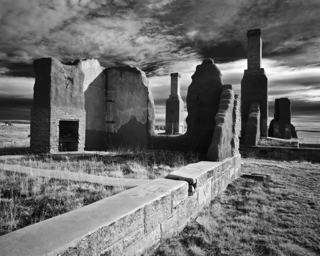 Cody S. Brothers, ‘Black & White Landscape Photograph: 'Office Quarters Ft Union' ’, 2018, Ivy Brown Gallery