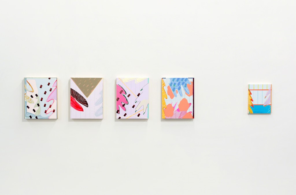 Five paintings by Jessica Simorte. Five paintings by Jessica Simorte.