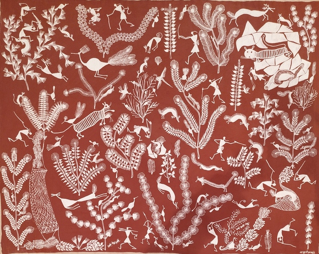 Balu Jivya Mashe, ‘Untitled’, 2019, Painting, Acrylic on Canvas, Arushi Arts