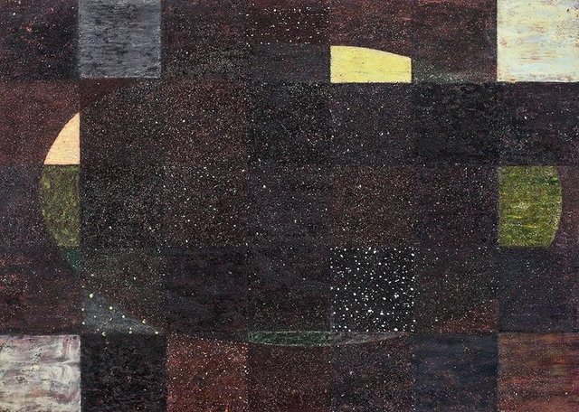 Pat Adams, ‘Each to Each, Geometric Abstract Mixed Media on Wood’, Late 20th Century, Lions Gallery