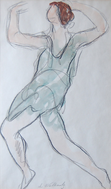 Abraham Walkowitz, ‘Isadora Duncan’, ca. 1910, Puccio Fine Art