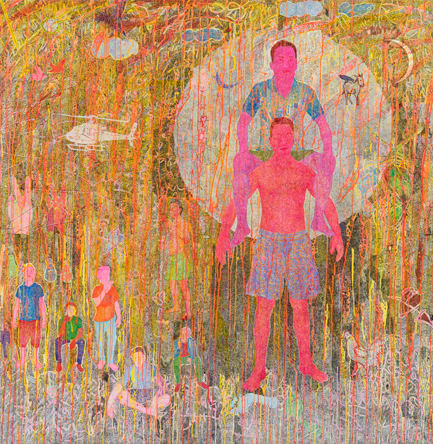Slimen Elkamel, ‘Disconnect’, 2018, Painting, Acrylic on canvas, Sulger Buel Gallery