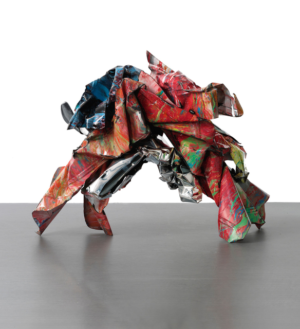 John Chamberlain, ‘Yawning Yoni’, 1989, Sculpture, Painted and stainless steel, Sotheby's: Contemporary Art Day Auction